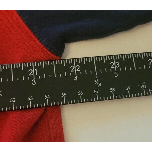 Vintage Chaps Ralph Lauren T Shirt Size Large Red 90s Y2K Embroidered - Picture 4 of 7